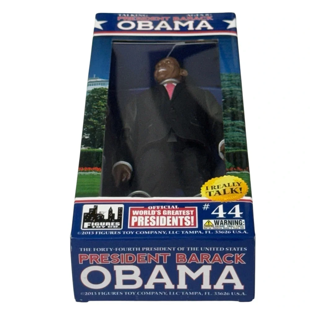 NIB 2013 World's Greatest Presidents Barack Obama 8” Talking Figure Limited Toy